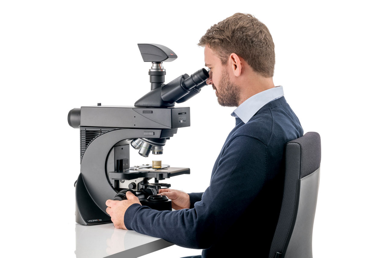 Visoria M Materials Microscope with Flexacam c5 for Inspection and Measurement of Fine Details and Surface Structures