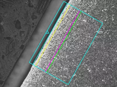 LAS X Decarburization Expert Module: Structural analysis of surface carbon depletion in heat treated steel
