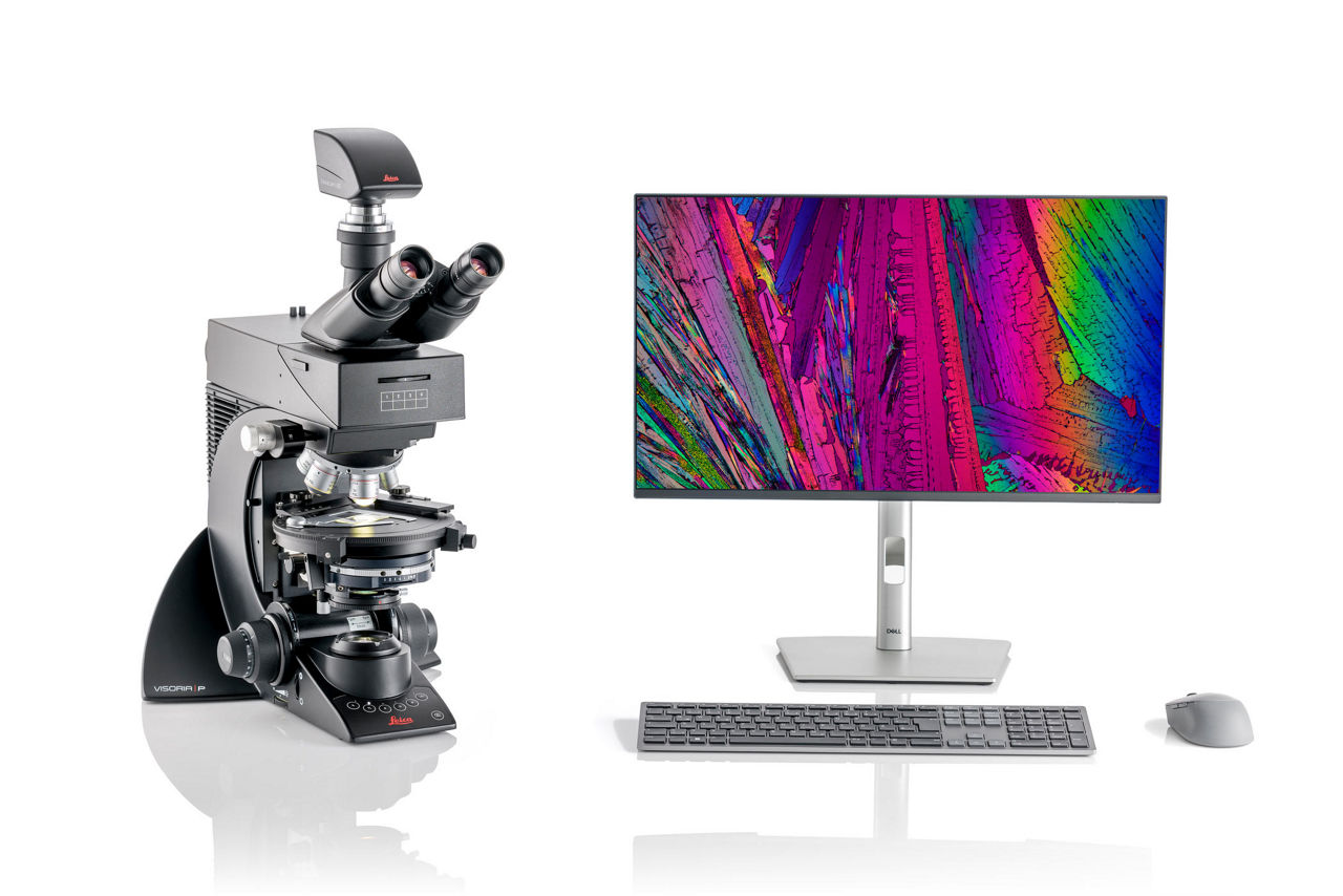 Visoria P Digital Polarization Microscope for Industrial Applications (Transparent samples only)
