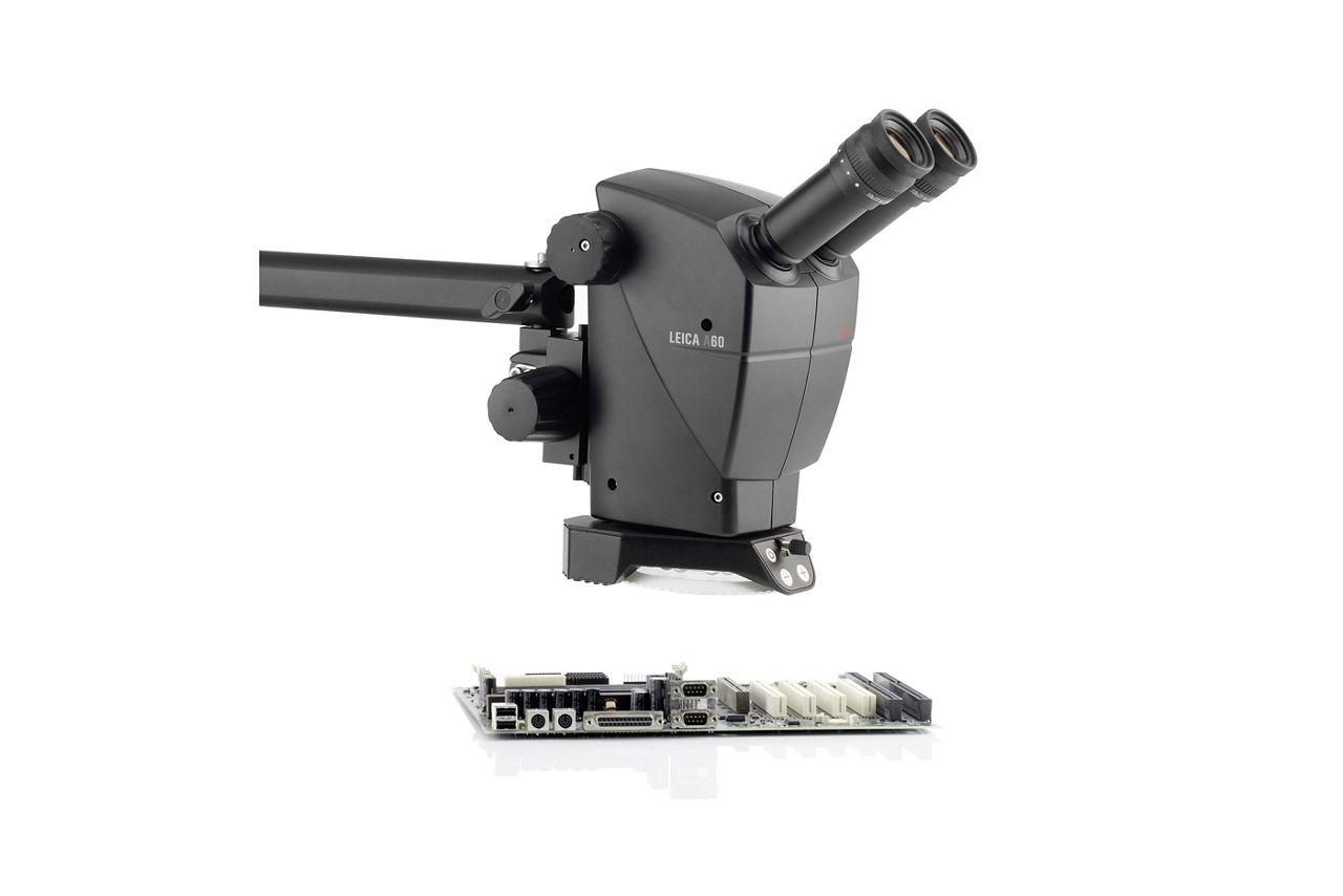 A60 S Inspection and Rework Microscope with Boom Stand