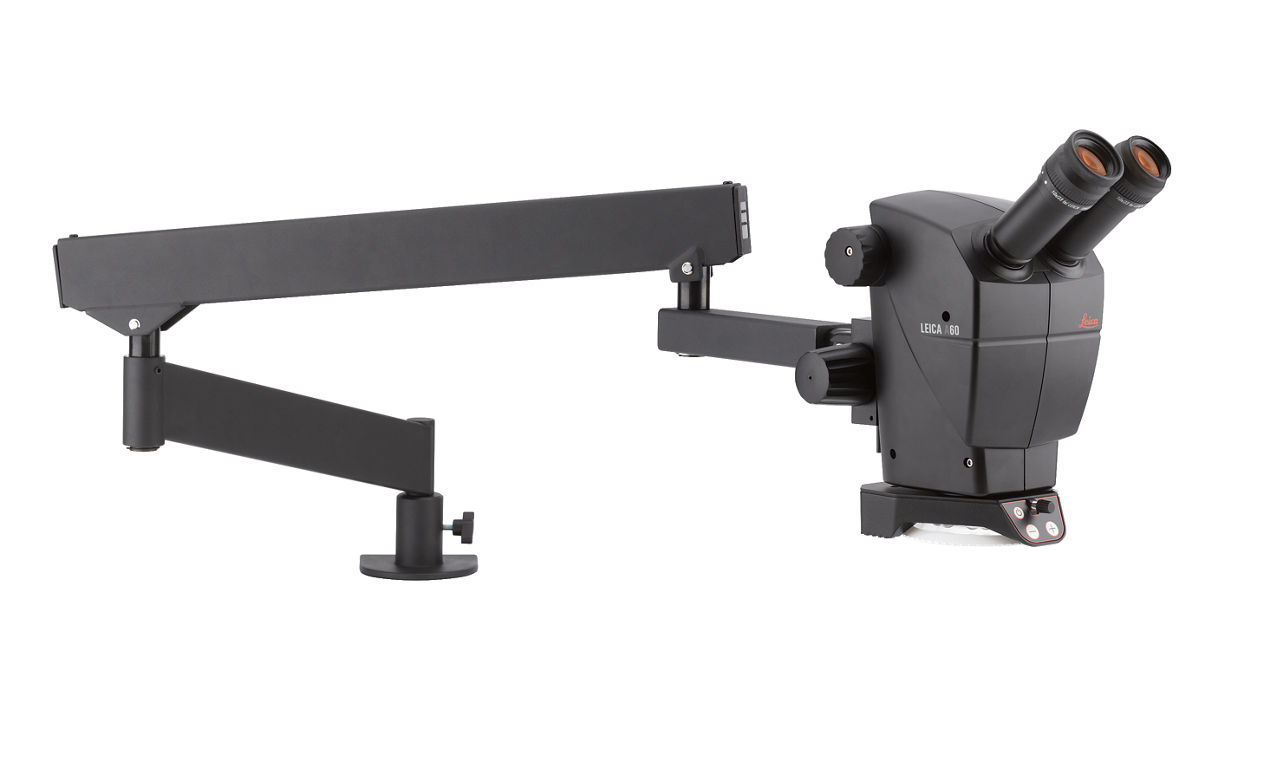 A60 F Inspection and Rework Microscope with Flexarm Stand