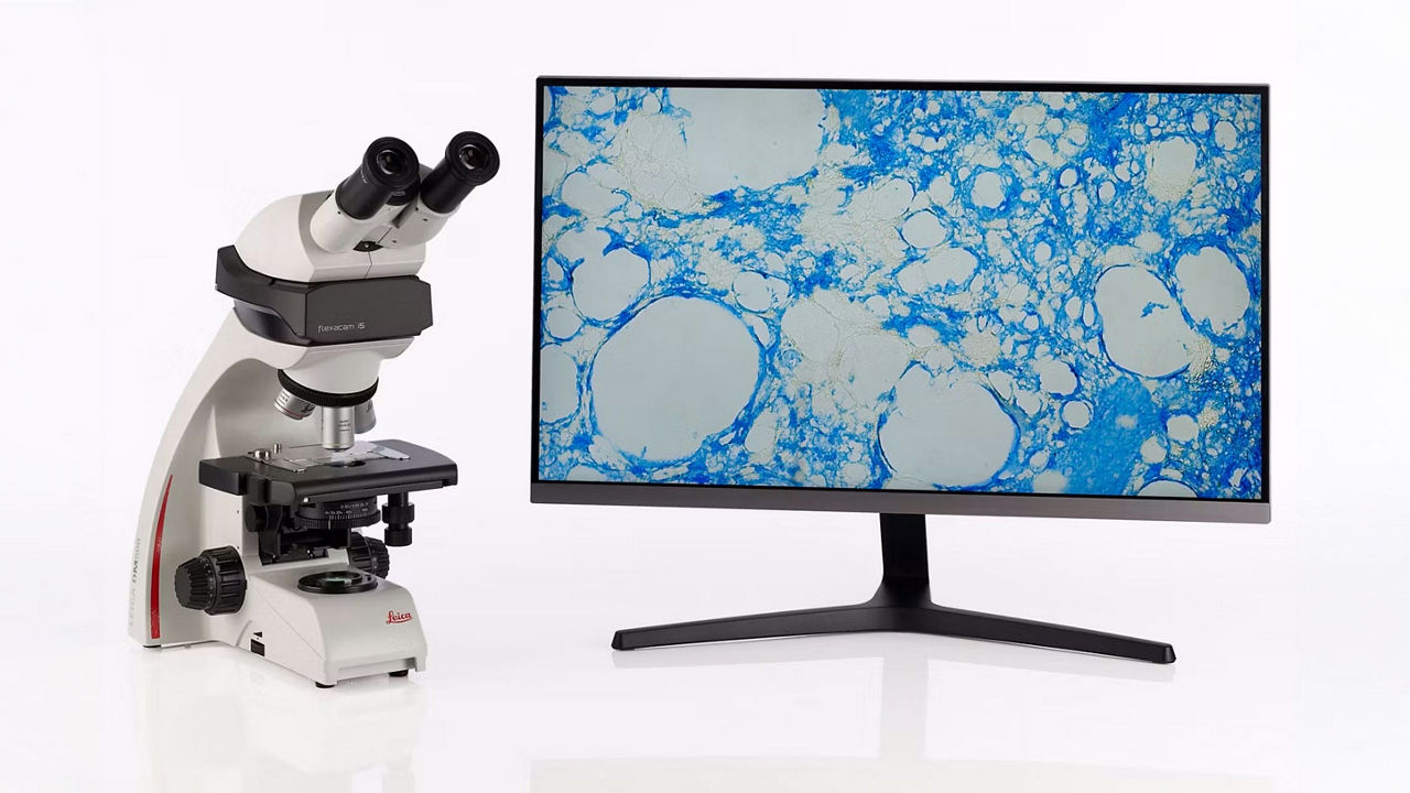 DM500 Educational Microscope with Integrated Wireless Camera and Eyepiece Pointers